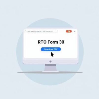 RTO Form 30 Download PDF – Easy & Free Access Online